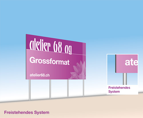 Freistehendes System